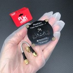 Antena de parche de alimentación Triple RJX 5,8 GHz Original, antena polarizada circularmente direccional SMA para Fatshark RC Drone